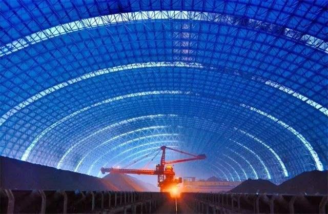 临海亿优钢构工程师为您解析原料场封闭技术的特点和类型